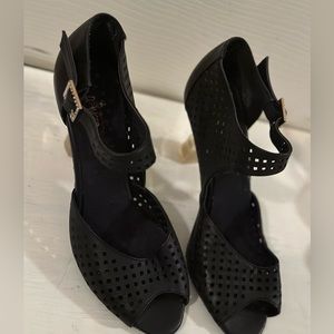 Very Fine Black Dance Shoes